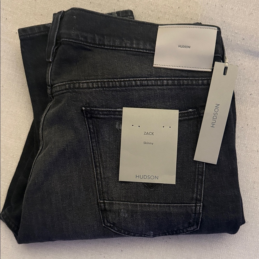 Hudson Zack Skinny Jeans in Nocturnal Black